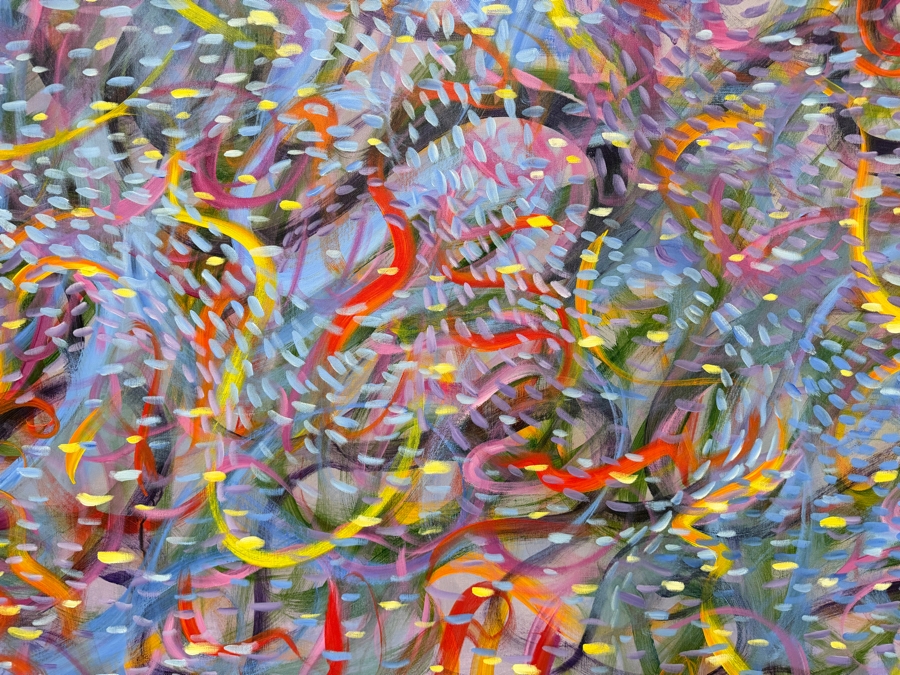 Gerrit Greve (1948-2024, Cardiff by the Sea, CA) Original Acrylic Painting On Canvas 2014 Signed Verso 60 X 40 Estimate $2,400 - $3,000 [Photo 2]