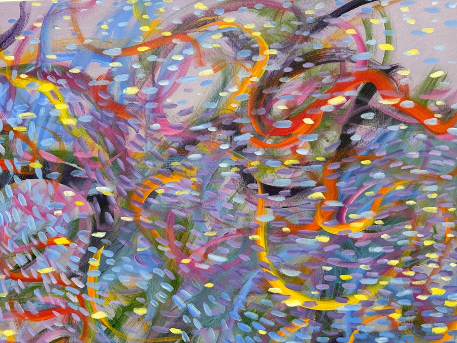 Gerrit Greve (1948-2024, Cardiff by the Sea, CA) Original Acrylic Painting On Canvas 2014 Signed Verso 60 X 40 Estimate $2,400 - $3,000 [Photo 4]