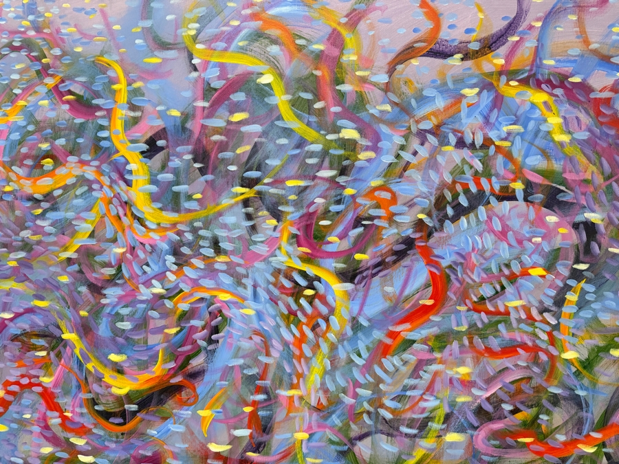 Gerrit Greve (1948-2024, Cardiff by the Sea, CA) Original Acrylic Painting On Canvas 2014 Signed Verso 60 X 40 Estimate $2,400 - $3,000 [Photo 3]