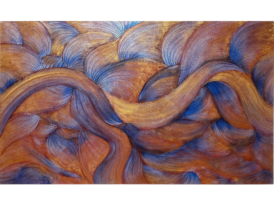 Gerrit Greve (1948-2024, Cardiff by the Sea, CA) Original Acrylic Painting On Canvas 2010 Signed Verso 60 X 36 Estimate $2,200 - $2,700