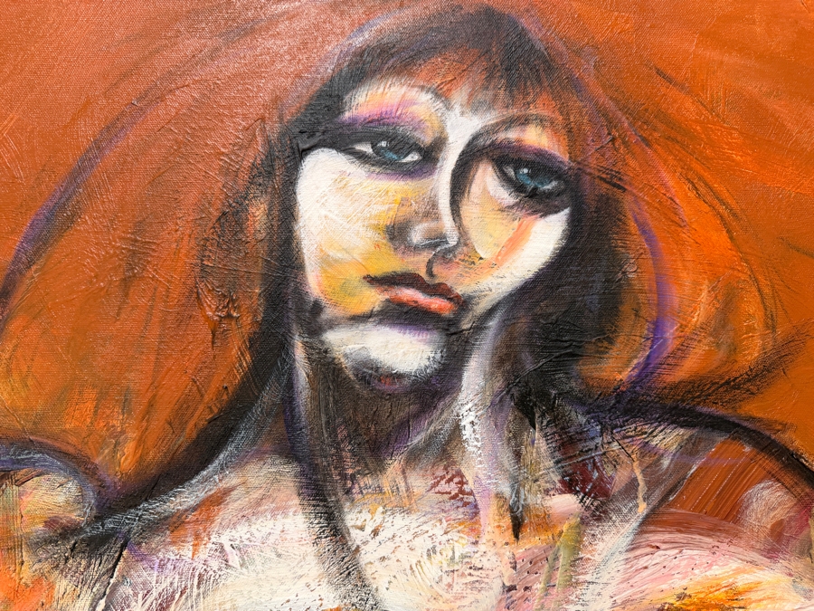 Gerrit Greve (1948-2024, Cardiff by the Sea, CA) Original Acrylic Painting On Canvas 2004 Signed Verso 48 X 60 Estimate $2,900 - $3,600 [Photo 4]