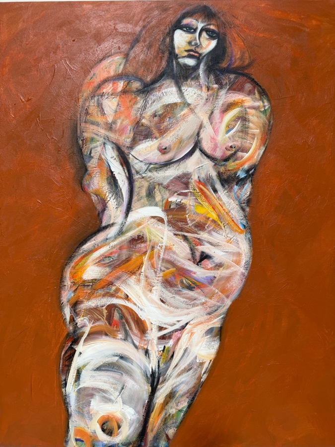 Gerrit Greve (1948-2024, Cardiff by the Sea, CA) Original Acrylic Painting On Canvas 2004 Signed Verso 48 X 60 Estimate $2,900 - $3,600 [Photo 3]