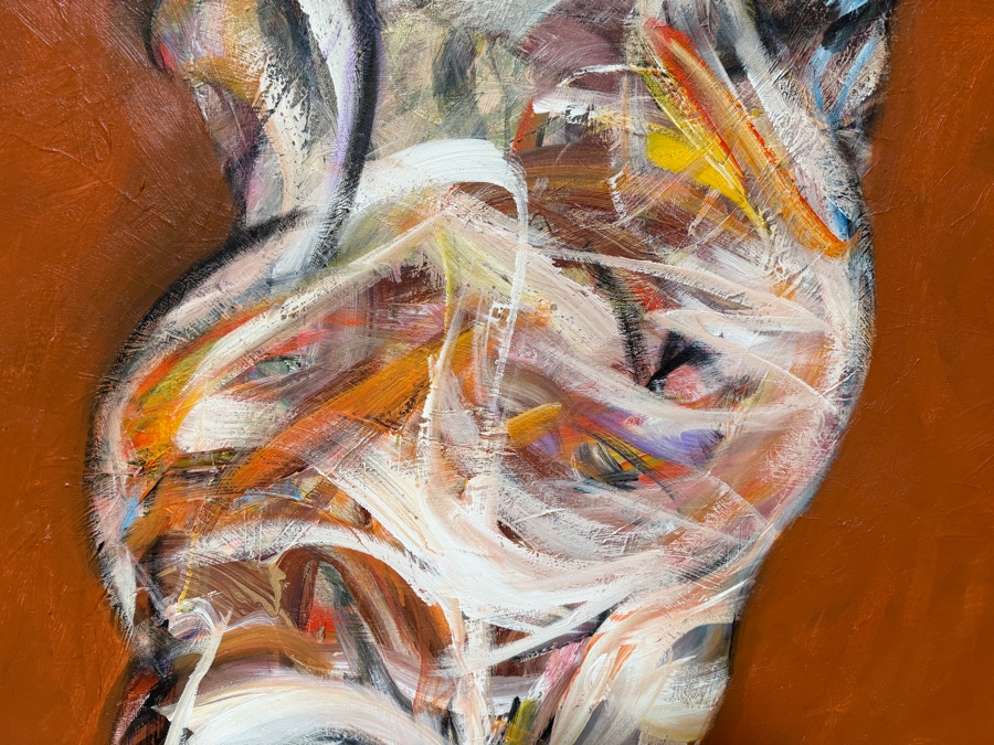 Gerrit Greve (1948-2024, Cardiff by the Sea, CA) Original Acrylic Painting On Canvas 2004 Signed Verso 48 X 60 Estimate $2,900 - $3,600 [Photo 5]