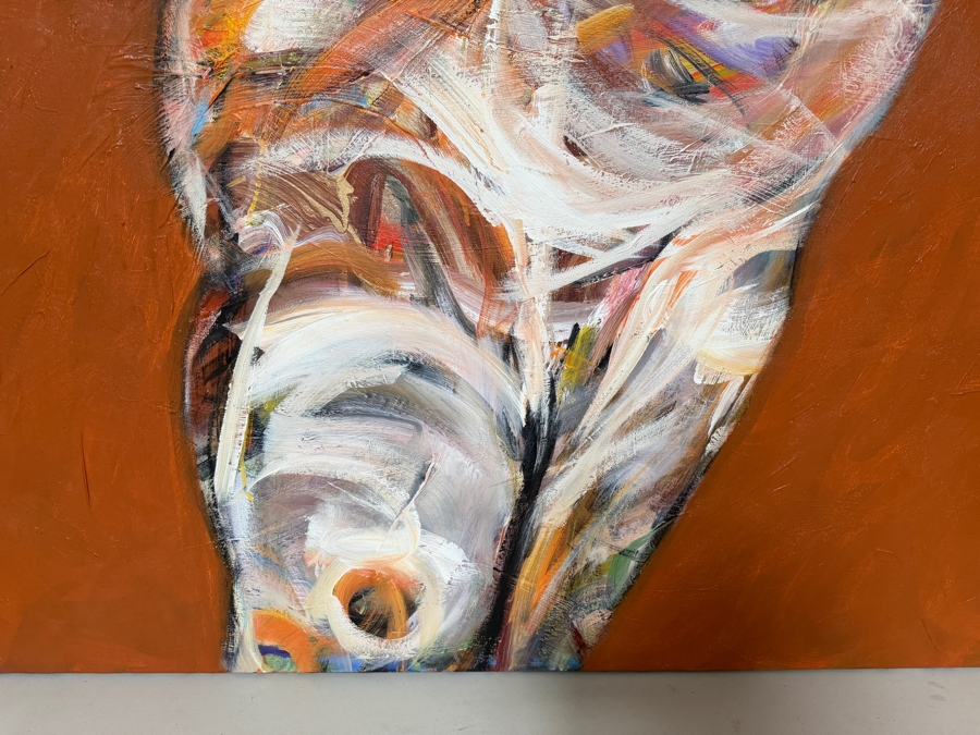 Gerrit Greve (1948-2024, Cardiff by the Sea, CA) Original Acrylic Painting On Canvas 2004 Signed Verso 48 X 60 Estimate $2,900 - $3,600 [Photo 6]