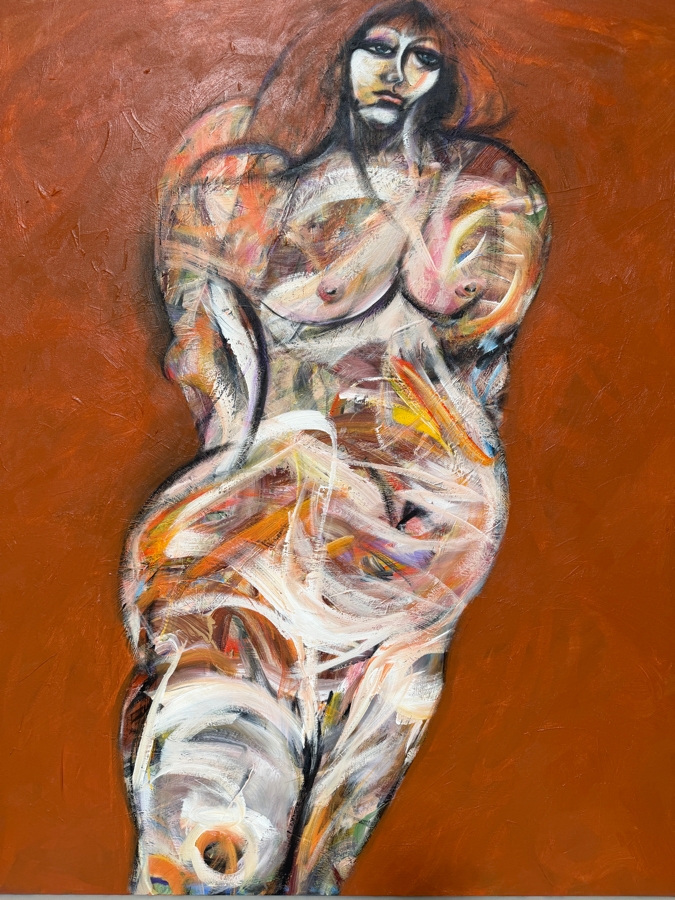 Gerrit Greve (1948-2024, Cardiff by the Sea, CA) Original Acrylic Painting On Canvas 2004 Signed Verso 48 X 60 Estimate $2,900 - $3,600 [Photo 2]