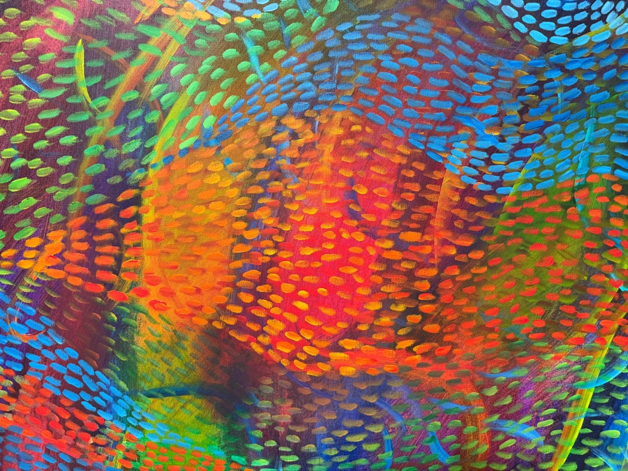 Gerrit Greve (1948-2024, Cardiff by the Sea, CA) Original Acrylic Painting On Canvas 2013 Signed Verso 60 X 40 Estimate $2,400 - $3,000 [Photo 5]