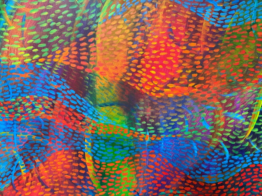Gerrit Greve (1948-2024, Cardiff by the Sea, CA) Original Acrylic Painting On Canvas 2013 Signed Verso 60 X 40 Estimate $2,400 - $3,000 [Photo 3]