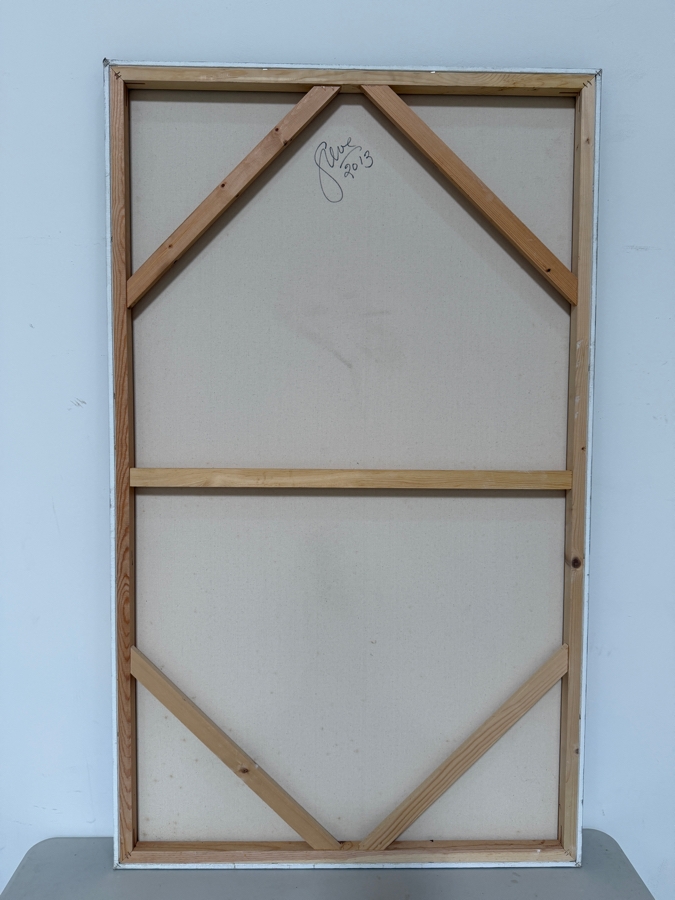 Gerrit Greve (1948-2024, Cardiff by the Sea, CA) Original Acrylic Painting On Canvas 2013 Signed Verso 36 X 60 Estimate $2,200 - $2,700 [Photo 6]