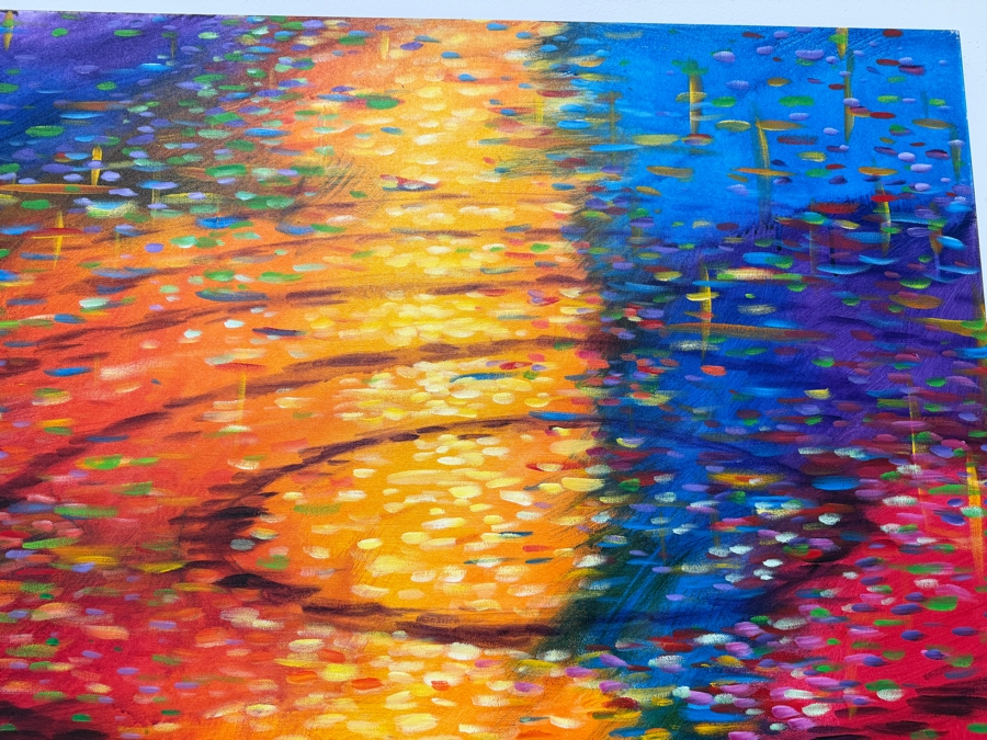 Gerrit Greve (1948-2024, Cardiff by the Sea, CA) Original Acrylic Painting On Canvas 2013 Signed Verso 36 X 60 Estimate $2,200 - $2,700 [Photo 4]