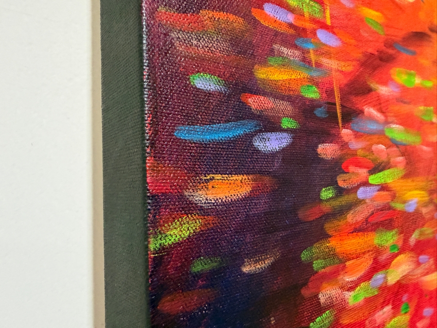 Gerrit Greve (1948-2024, Cardiff by the Sea, CA) Original Acrylic Painting On Canvas 2013 Signed Verso 36 X 60 Estimate $2,200 - $2,700 [Photo 5]
