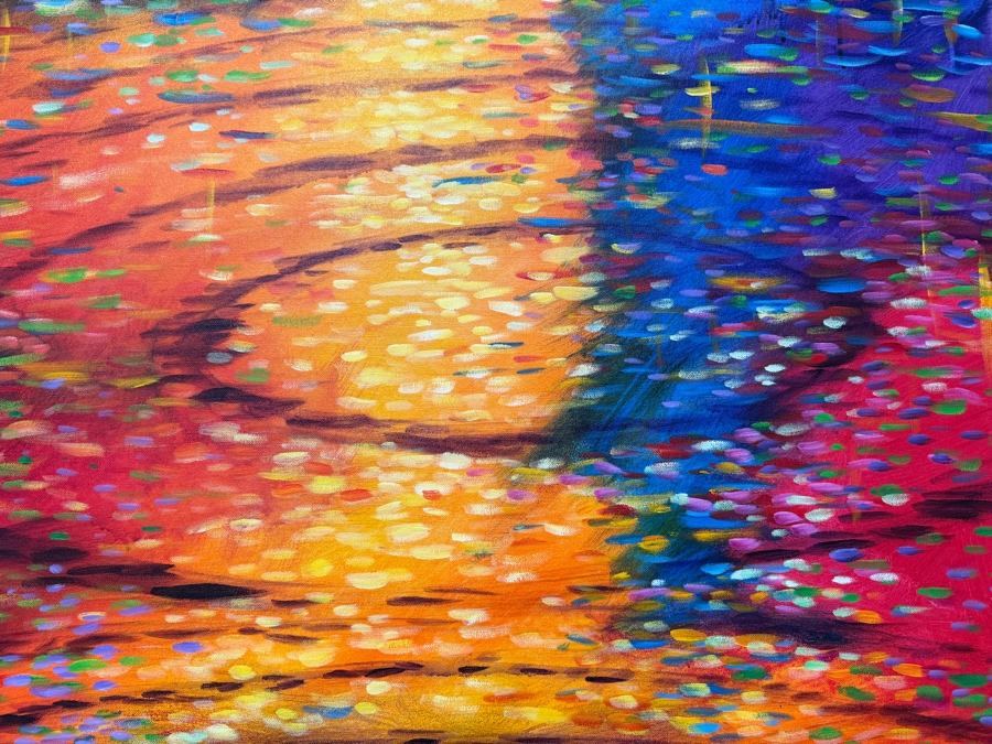 Gerrit Greve (1948-2024, Cardiff by the Sea, CA) Original Acrylic Painting On Canvas 2013 Signed Verso 36 X 60 Estimate $2,200 - $2,700 [Photo 3]