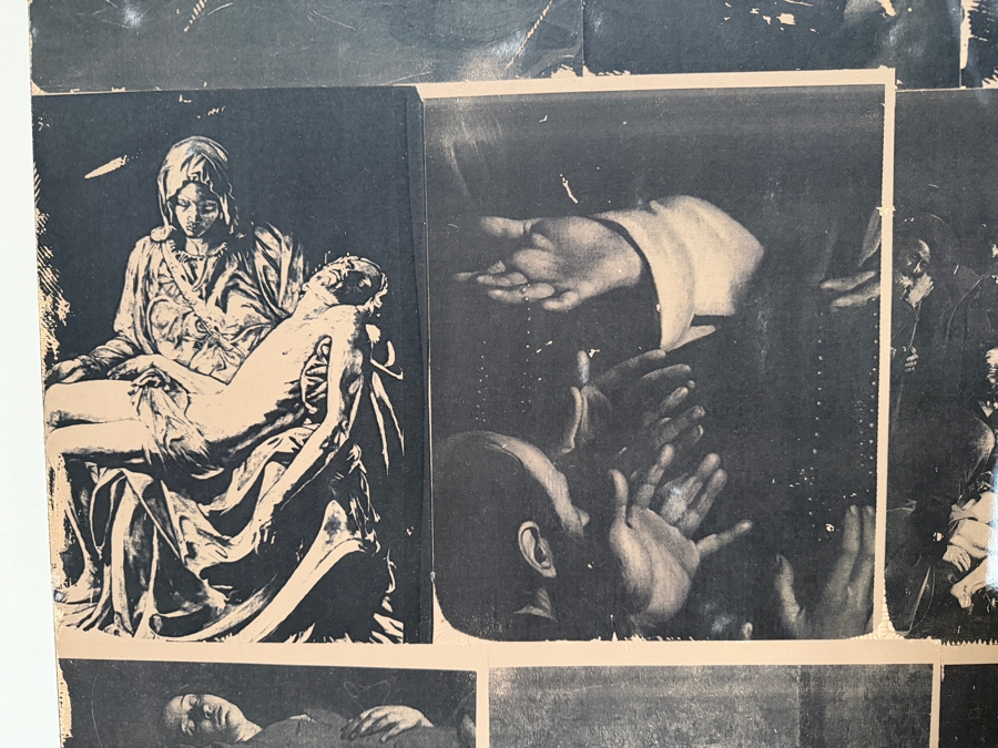 Gerrit Greve (1948-2024, Cardiff by the Sea, CA) Original Acrylic And Carbon Transfers Painting On Canvas 1998 Signed Verso 36 X 72 Estimate $2,600 - $3,200 [Photo 12]