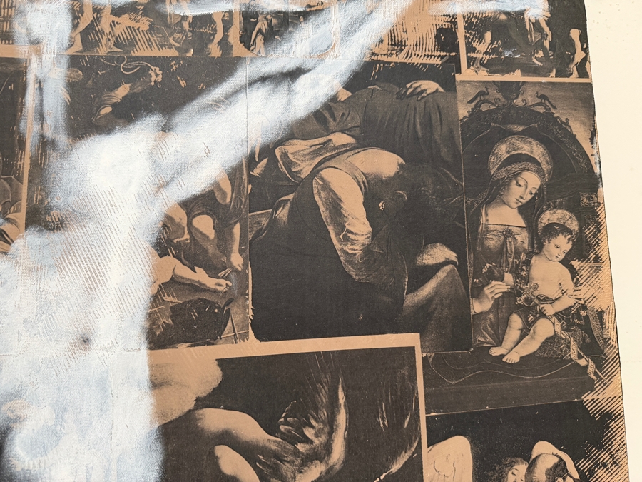 Gerrit Greve (1948-2024, Cardiff by the Sea, CA) Original Acrylic And Carbon Transfers Painting On Canvas 1998 Signed Verso 36 X 72 Estimate $2,600 - $3,200 [Photo 17]