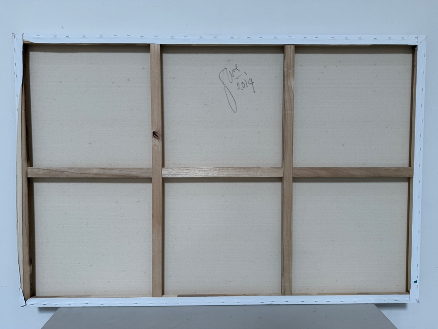 Gerrit Greve (1948-2024, Cardiff by the Sea, CA) Original Acrylic Painting On Canvas 2014 Signed Verso 60 X 40 Estimate $2,400 - $3,000 [Photo 5]