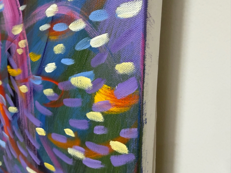 Gerrit Greve (1948-2024, Cardiff by the Sea, CA) Original Acrylic Painting On Canvas 2014 Signed Verso 60 X 40 Estimate $2,400 - $3,000 [Photo 4]