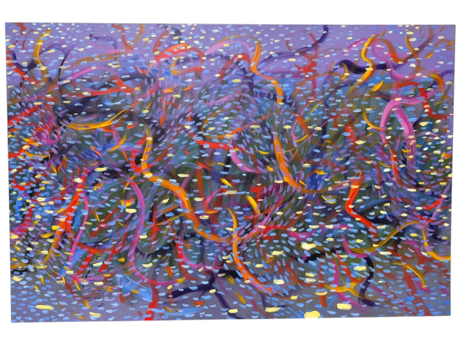 Gerrit Greve (1948-2024, Cardiff by the Sea, CA) Original Acrylic Painting On Canvas 2014 Signed Verso 60 X 40 Estimate $2,400 - $3,000