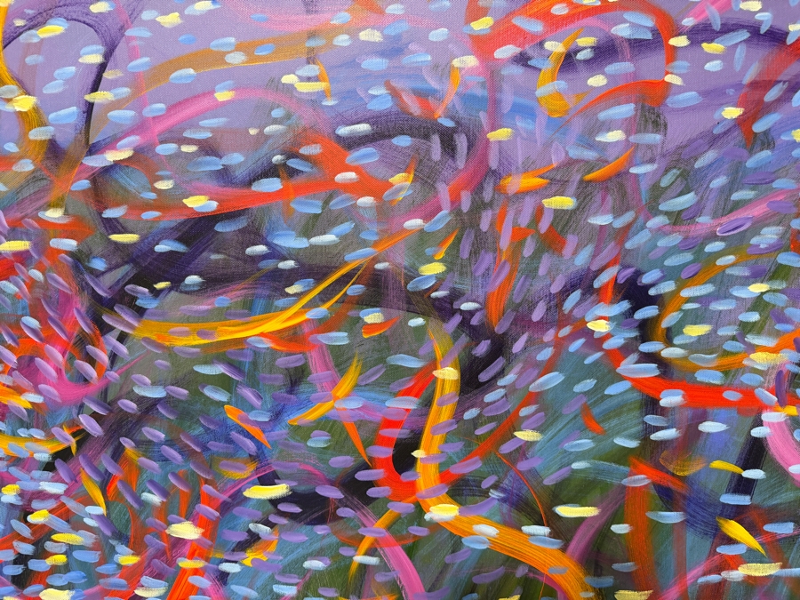 Gerrit Greve (1948-2024, Cardiff by the Sea, CA) Original Acrylic Painting On Canvas 2014 Signed Verso 60 X 40 Estimate $2,400 - $3,000 [Photo 3]