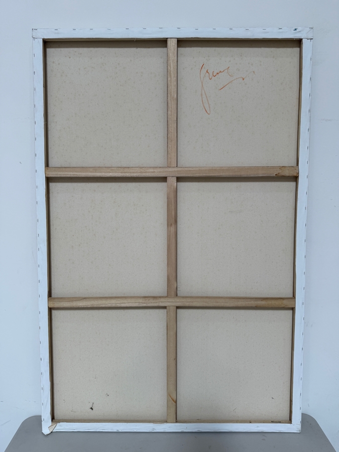 Gerrit Greve (1948-2024, Cardiff by the Sea, CA) Original Acrylic Painting On Canvas  Signed Verso 40 X 60 Estimate $2,400 - $3,000 [Photo 6]