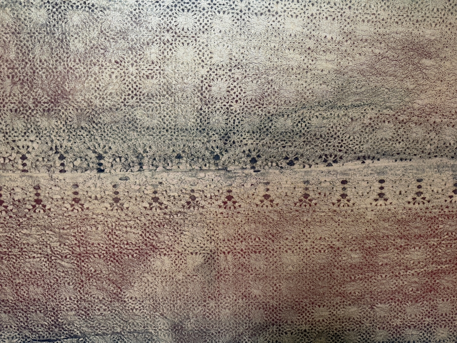 Gerrit Greve (1948-2024, Cardiff by the Sea, CA) Original Acrylic Painting On Canvas Titled 'Journey 311 - Sacred Veil'  Signed Verso 72 X 36 Estimate $2,600 - $3,200 [Photo 3]