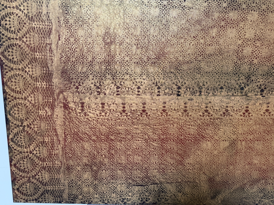 Gerrit Greve (1948-2024, Cardiff by the Sea, CA) Original Acrylic Painting On Canvas Titled 'Journey 311 - Sacred Veil'  Signed Verso 72 X 36 Estimate $2,600 - $3,200 [Photo 2]