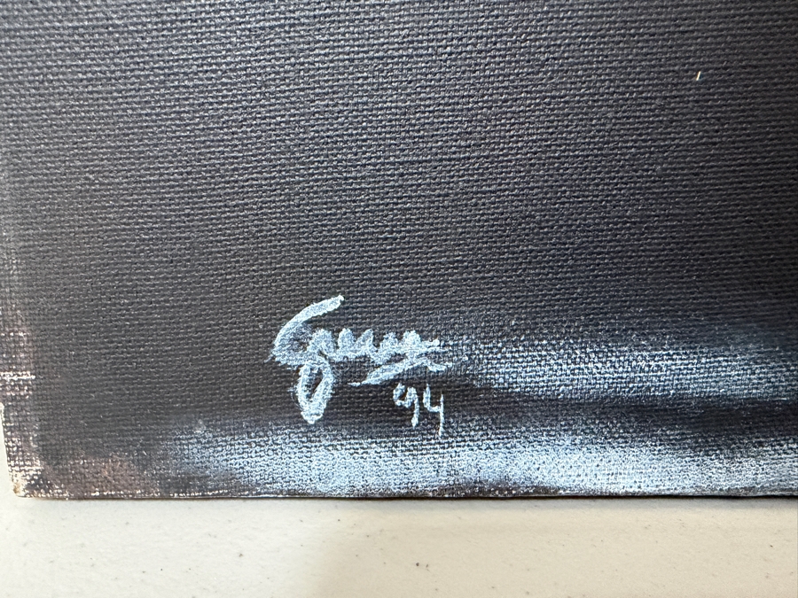 Gerrit Greve (1948-2024, Cardiff by the Sea, CA) Original Acrylic Painting On Canvas 1994 Signed Lower Left 36 X 72 Estimate $2,600 - $3,200 [Photo 5]