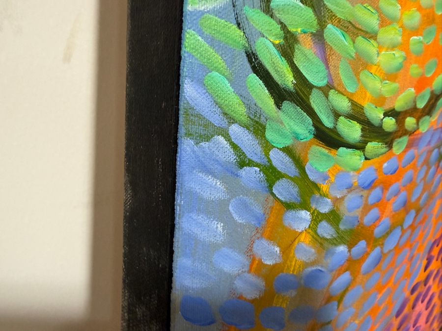 Gerrit Greve (1948-2024, Cardiff by the Sea, CA) Original Acrylic Painting On Canvas 2012 Signed Verso 72 X 36 Estimate $2,600 - $3,200 [Photo 4]