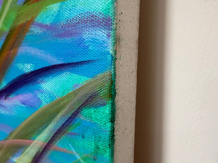Gerrit Greve (1948-2024, Cardiff by the Sea, CA) Original Acrylic Painting On Canvas 2022 Signed Verso 72 X 36 Estimate $2,600 - $3,200 [Photo 5]