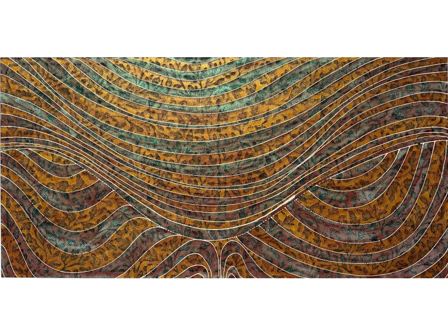Gerrit Greve (1948-2024, Cardiff by the Sea, CA) Original Acrylic Painting On Canvas   72 X 36 Estimate $2,600 - $3,200