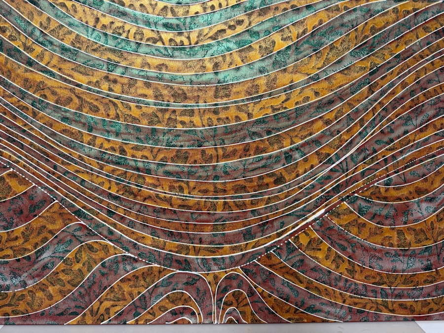 Gerrit Greve (1948-2024, Cardiff by the Sea, CA) Original Acrylic Painting On Canvas   72 X 36 Estimate $2,600 - $3,200 [Photo 2]