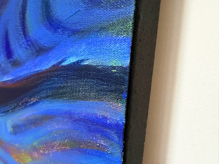 Gerrit Greve (1948-2024, Cardiff by the Sea, CA) Original Acrylic Painting On Canvas 2014 Signed Verso 72 X 36 Estimate $2,600 - $3,200 [Photo 5]