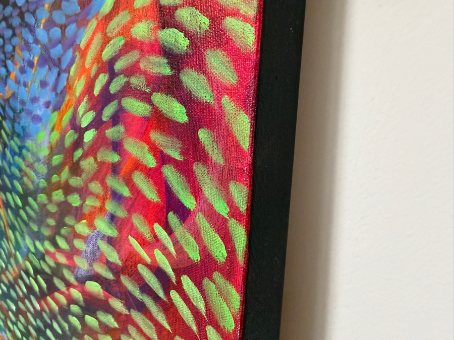 Gerrit Greve (1948-2024, Cardiff by the Sea, CA) Original Acrylic Painting On Canvas 2012 Signed Verso 72 X 36 Estimate $2,600 - $3,200 [Photo 5]
