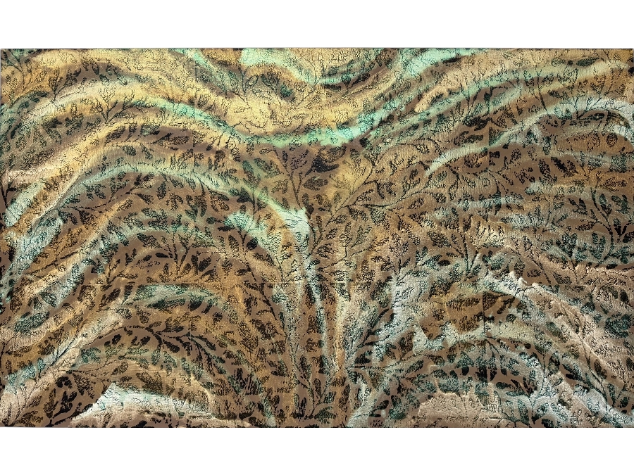 Gerrit Greve (1948-2024, Cardiff by the Sea, CA) Original Acrylic Painting On Canvas 2009 Signed Verso 60 X 36 Estimate $2,200 - $2,700