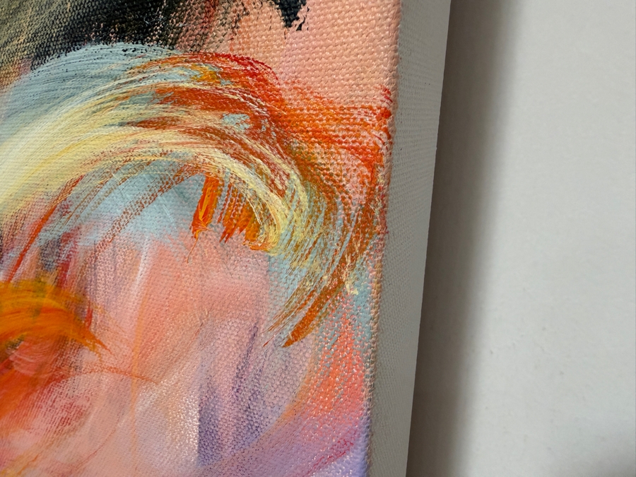 Gerrit Greve (1948-2024, Cardiff by the Sea, CA) Original Acrylic Painting On Canvas Titled 'Nude' 2022 Signed Lower Right And Verso 36 X 48 Estimate $1,700 - $2,200 [Photo 4]