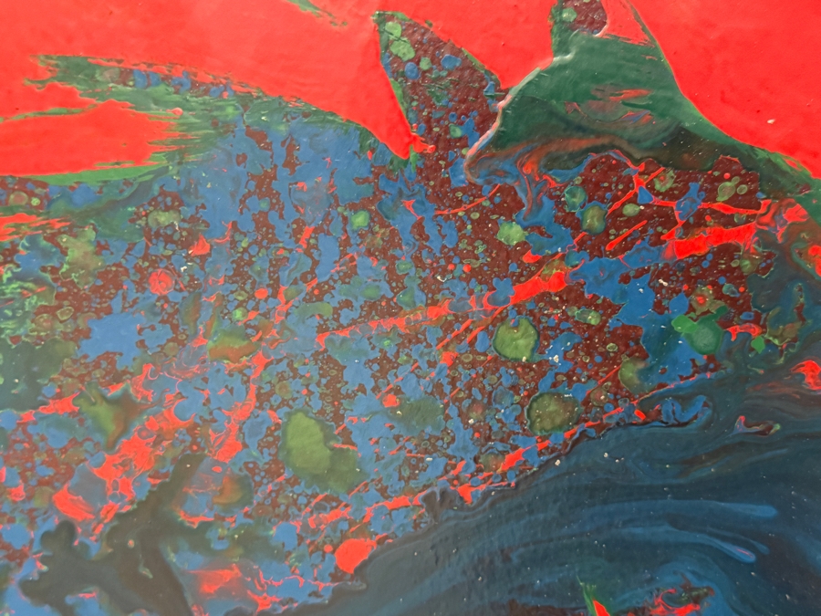 Gerrit Greve (1948-2024, Cardiff by the Sea, CA) Original Acrylic Painting On Canvas Titled 'Manchurian Horse'  Signed Lower Left 30 X 24 Estimate $700 - $900 [Photo 4]