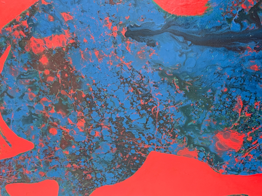 Gerrit Greve (1948-2024, Cardiff by the Sea, CA) Original Acrylic Painting On Canvas Titled 'Manchurian Horse'  Signed Lower Left 30 X 24 Estimate $700 - $900 [Photo 5]