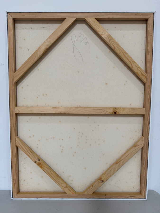 Gerrit Greve (1948-2024, Cardiff by the Sea, CA) Original Acrylic Painting On Canvas 2009 Signed Lower Right And Verso 36 X 48 Estimate $1,700 - $2,200 [Photo 6]