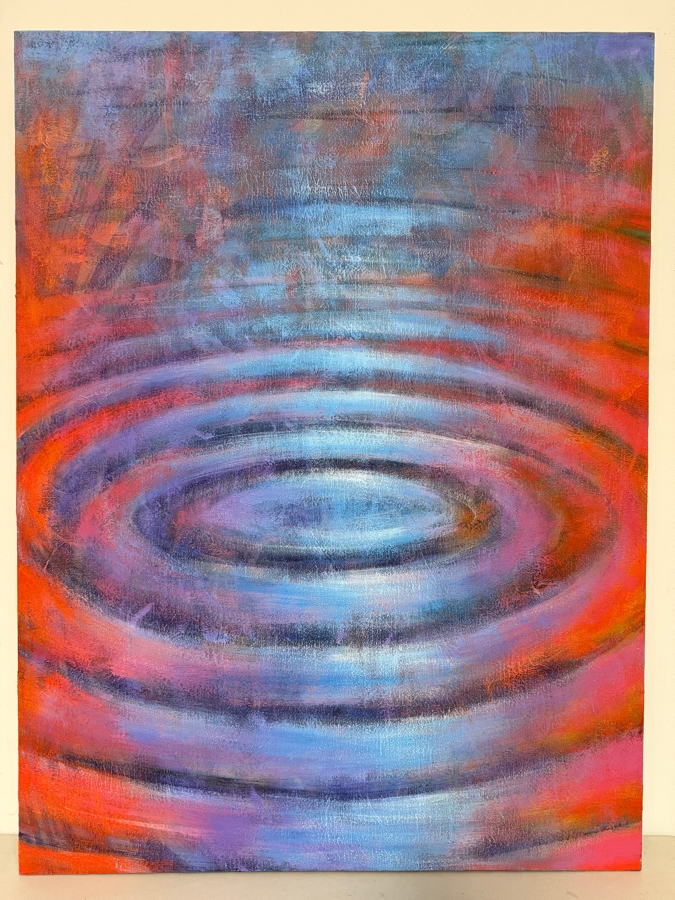 Gerrit Greve (1948-2024, Cardiff by the Sea, CA) Original Acrylic Painting On Canvas  Signed Verso 36 X 48 Estimate $1,700 - $2,200 [Photo 2]