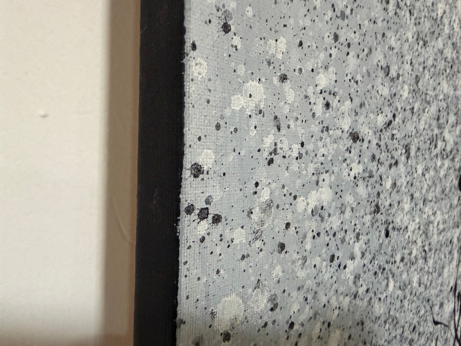 Gerrit Greve (1948-2024, Cardiff by the Sea, CA) Original Acrylic Painting On Canvas Titled 'Black Horse'  Signed Lower Right 36 X 48 Estimate $1,700 - $2,200 [Photo 5]
