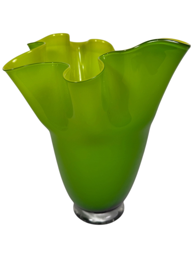 Just Added - Gorgeous Designs Art Glass Handkerchief Vase 10'H