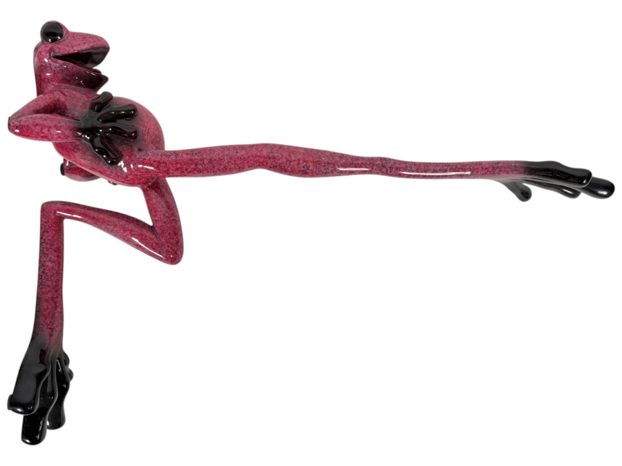 Just Added - Kitty's Critters Joy 2005 Resin Wall Frog Sculpture 4W X 11H X 15.5D