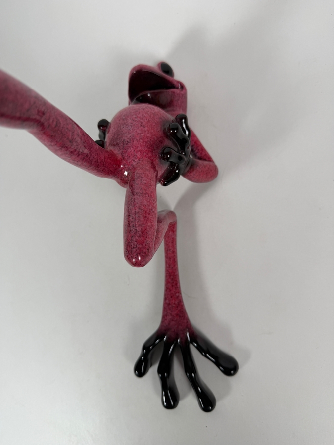 Just Added - Kitty's Critters Joy 2005 Resin Wall Frog Sculpture 4W X 11H X 15.5D [Photo 2]
