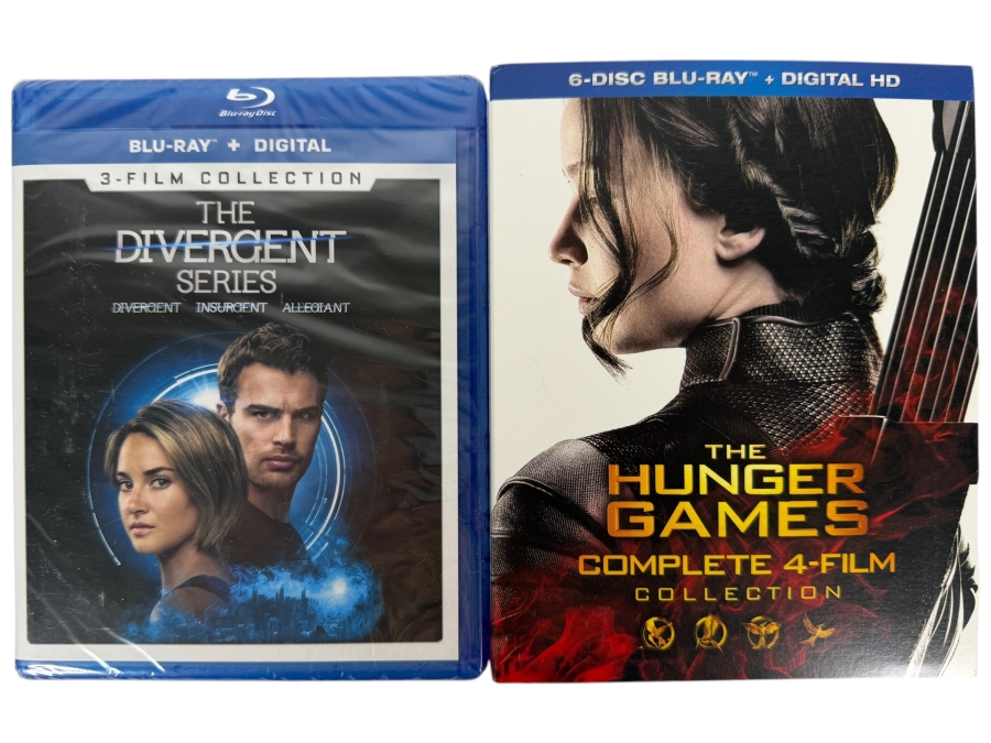 Just Added - Factory Sealed DVD Movies: The Divergent Series 3-Film Collection And The Hunger Games Complete 4-Film Collection