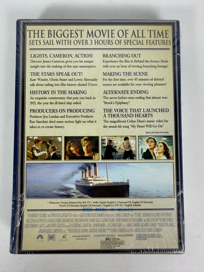 Just Added - Factory Sealed Special Collector's Edition Titanic DVD Movie [Photo 3]