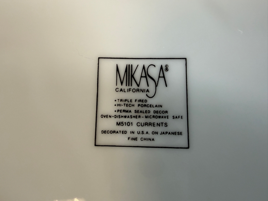 Just Added - Huge MIKASA California M5101 Currents China Service For Approximately 12 [Photo 15]