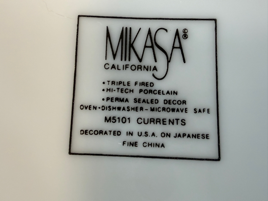 Just Added - Huge MIKASA California M5101 Currents China Service For Approximately 12 [Photo 14]