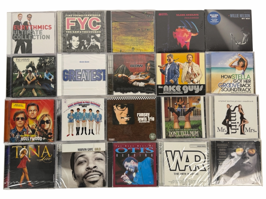 Just Added - (20) Factory Sealed Music CDs