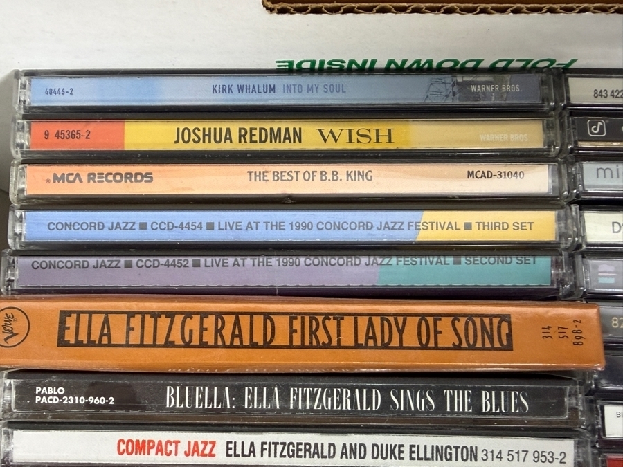 Just Added - Two Banker Boxes Of Music CDs - Jazz, Blues & More - See Photos [Photo 16]