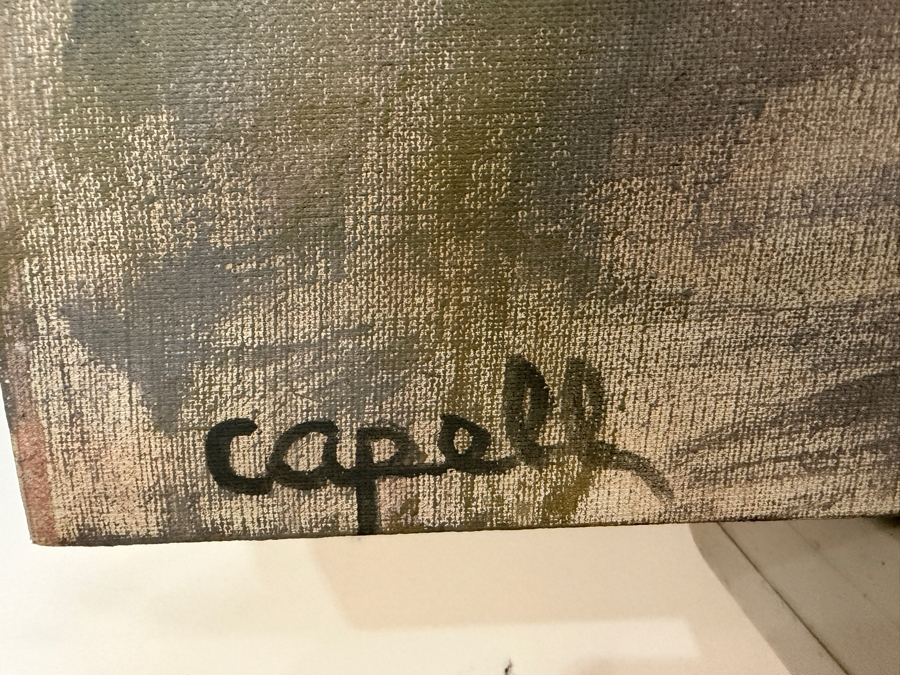 Just Added - Marlene Capell Original Acrylic Abstract Painting On Canvas Titled 'Untitled XXII' Dated 1988 Signed Lower Left 60' X 48' Retailed For $3,500 [Photo 5]
