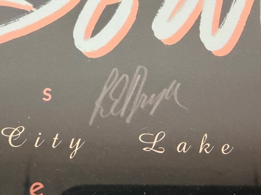 Just Added - Roy Dryer Signed Framed Poster From The Lake Tahoe Concours d'Elegance Wooden Boat Show 24 X 31 [Photo 6]