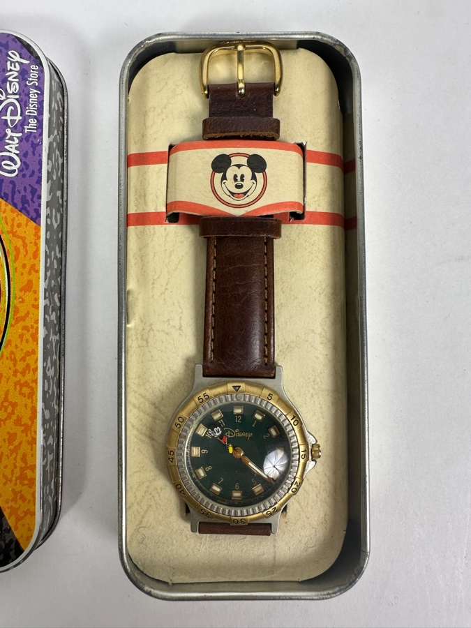 Disney Mickey Mouse The Disney Store Limited Edition Fossil Watch With Collector Tin [Photo 2]